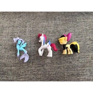 Lot 3 My Little Pony The Movie Salina, Songbird, and Zipp Mini Figures 2"